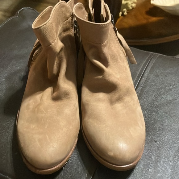 NWOT Sam Edelman Utah tan soft leather ankle boots size 6.5 - Picture 2 of 6